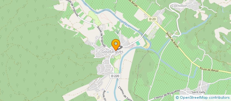 localisation de l'entreprise LA BOCCA  GOUDARGUES