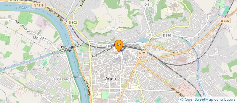 localisation de l'entreprise LA BODEGA à AGEN