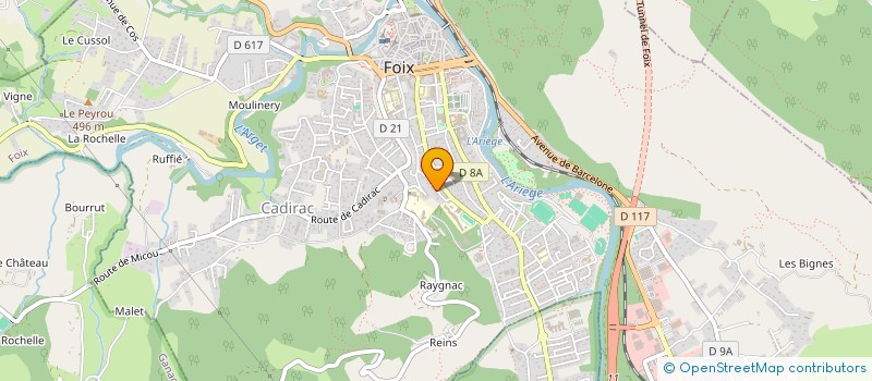 localisation de l'entreprise LA BODEGA à FOIX
