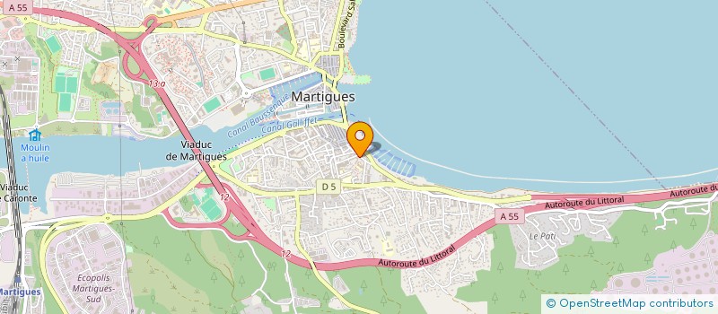localisation de l'entreprise LA BODEGA à MARTIGUES