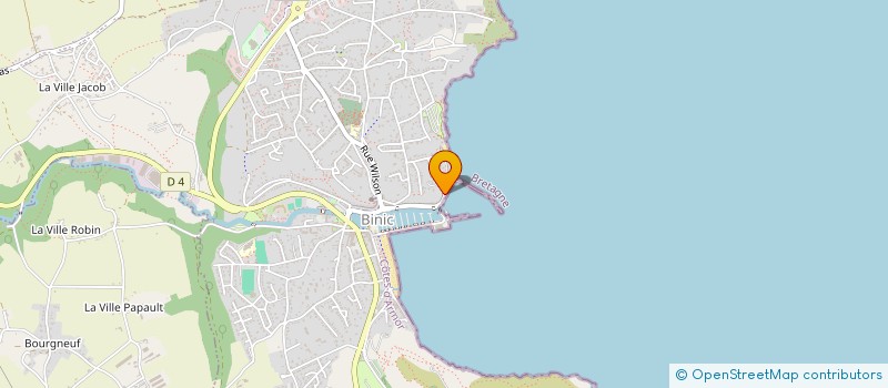 localisation de l'entreprise LA BODEGA à BINIC-ETABLES-SUR-MER