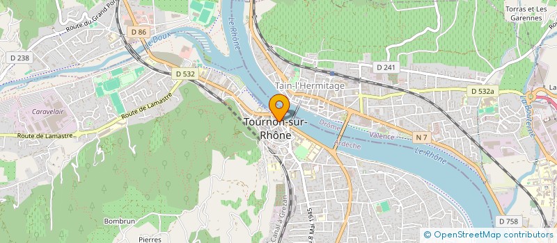localisation de l'entreprise LA BODEGA à TOURNON SUR RHONE