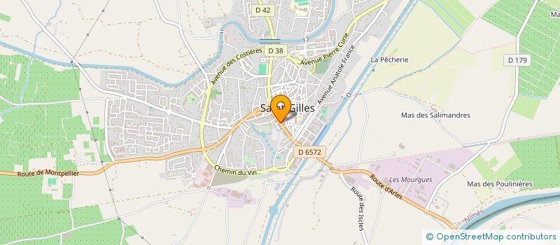 localisation de l'entreprise LA BODEGA  SAINT-GILLES