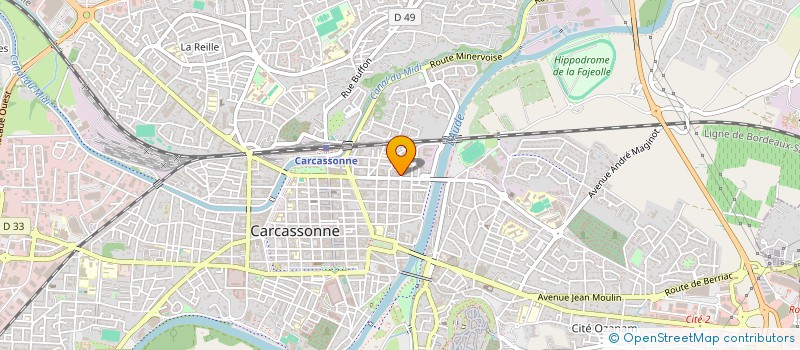 localisation de l'entreprise LA BODEGA DES FILLES  CARCASSONNE