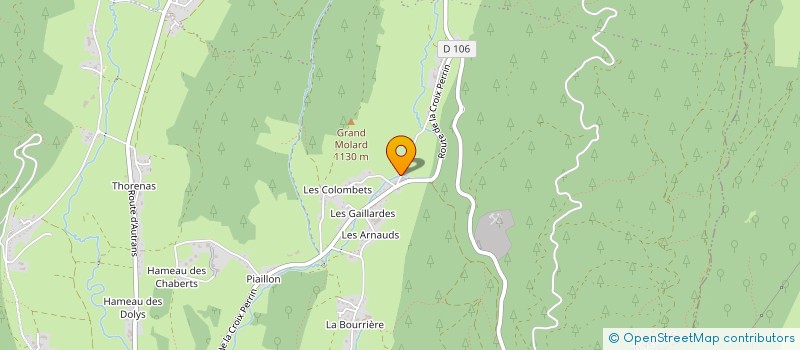localisation de l'entreprise LA BOENE BLANCHE à AUTRANS-MEAUDRE EN VERCORS