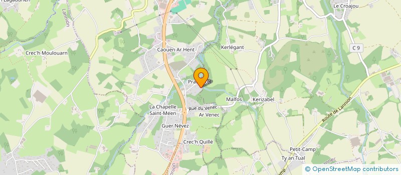 localisation de l'entreprise LA BOESIE à SAINT-QUAY-PERROS