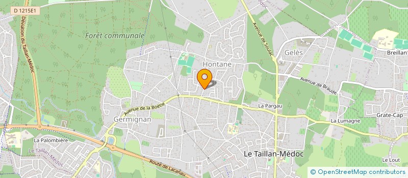 localisation de l'entreprise LA BOETIE à LE TAILLAN-MEDOC
