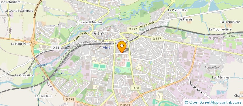 localisation de l'entreprise LA BOETIE  VITRE