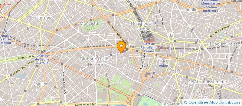 localisation de l'entreprise LA BOETIE DOMICILIATION  PARIS