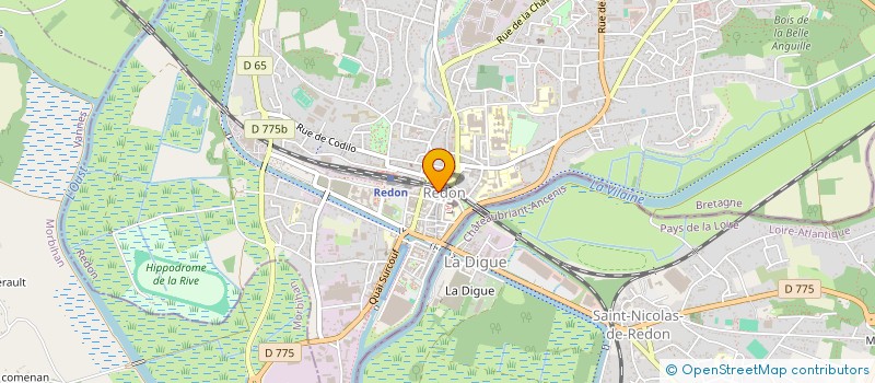 localisation de l'entreprise LA BOGUE  REDON