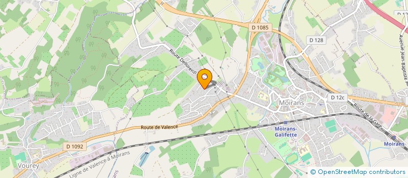 localisation de l'entreprise LA BOGUE  MOIRANS