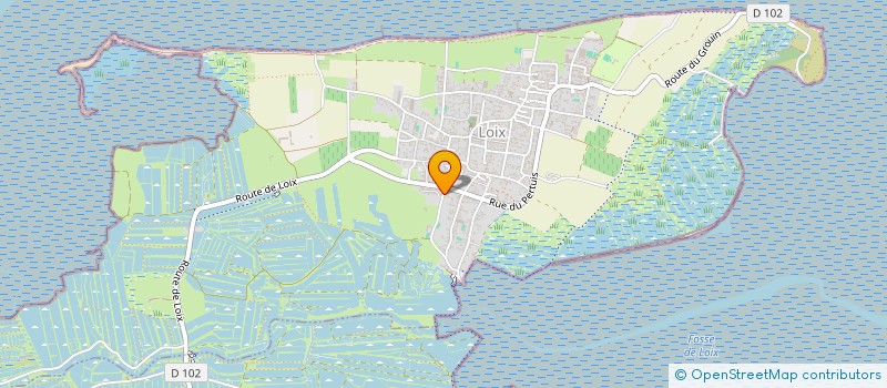 localisation de l'entreprise LA BOGUETTE  LOIX