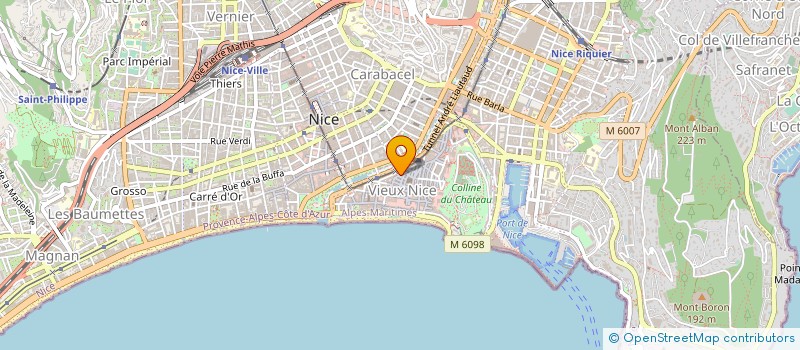 localisation de l'entreprise LA BOHEME à NICE