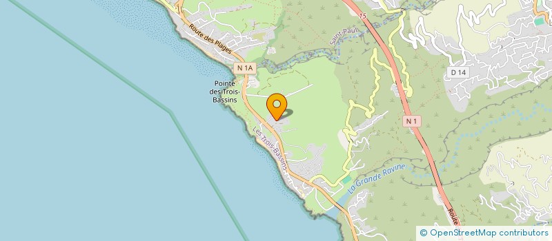 localisation de l'entreprise LA BOHEME  LES TROIS-BASSINS