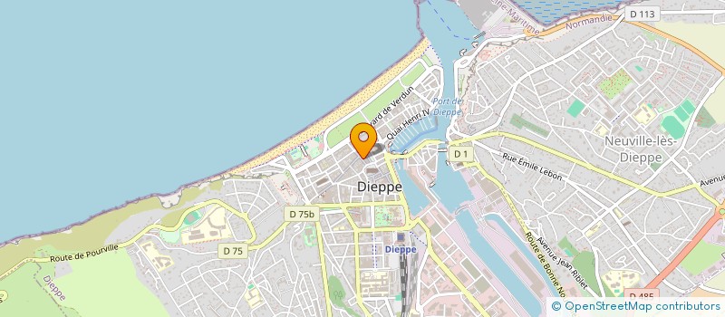 localisation de l'entreprise LA BOHEME à DIEPPE