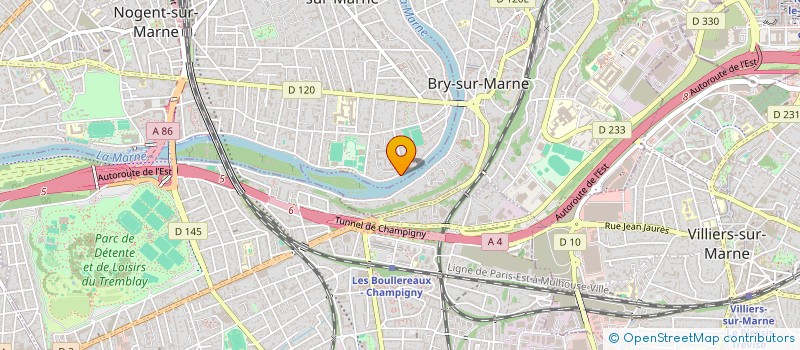 localisation de l'entreprise LA BOHEME à LE PERREUX-SUR-MARNE