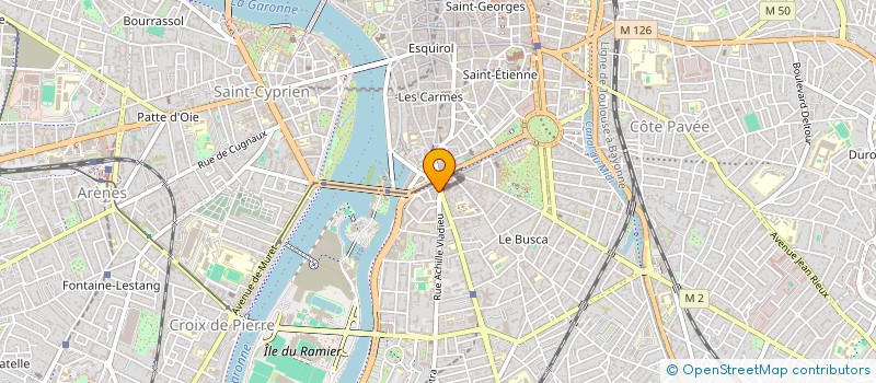 localisation de l'entreprise LA BOHEME  TOULOUSE