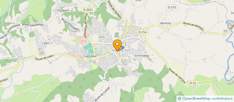 localisation de l'entreprise LA BOHEME à HASPARREN