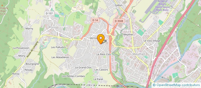 localisation de l'entreprise LA BOHEME & CO  EPAGNY METZ-TESSY