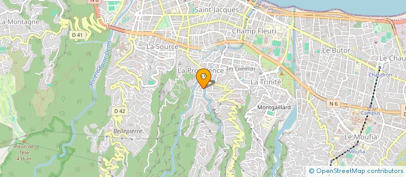 localisation de l'entreprise LA BOHEME ETOILEE à SAINT-DENIS