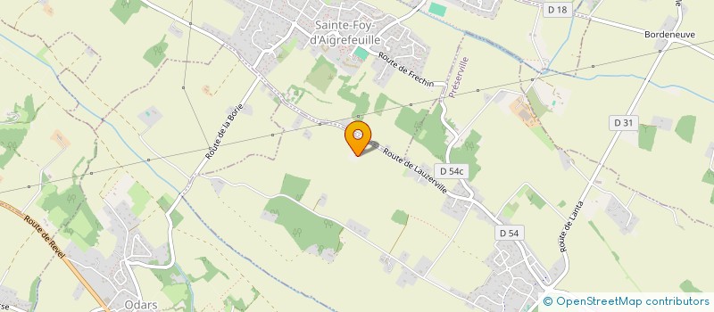 localisation de l'entreprise LA BOISERAIE  PRESERVILLE