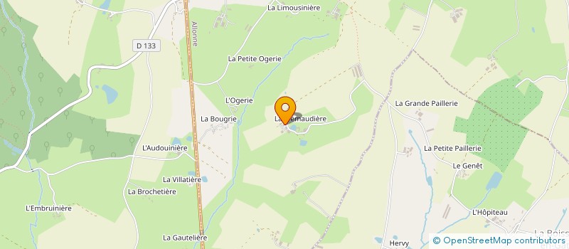 localisation de l'entreprise LA BOISERIE  SECONDIGNY