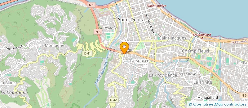 localisation de l'entreprise LA BOISERIE REUNIONNAISE  SAINT-DENIS