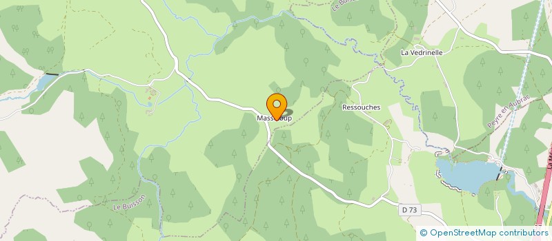 localisation de l'entreprise LA BOISSONNADE  PALHERS