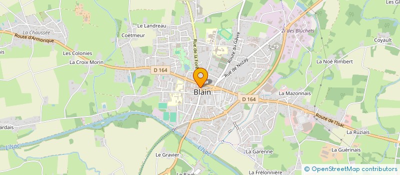localisation de l'entreprise LA BOITACADO  BLAIN