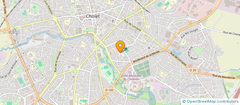 localisation de l'entreprise LA BOITAUDERIE à CHOLET