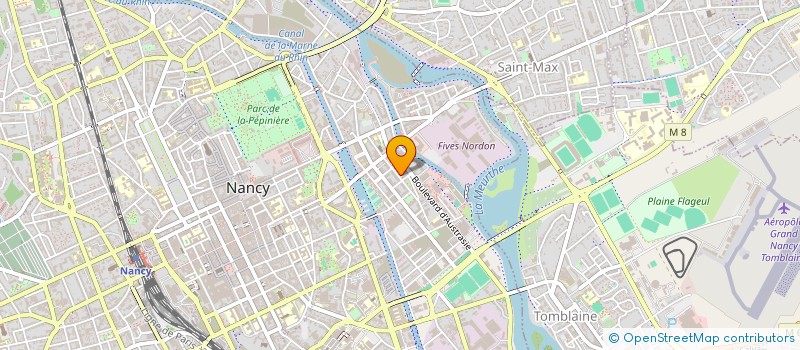 localisation de l'entreprise LA BOITE 1.0  NANCY