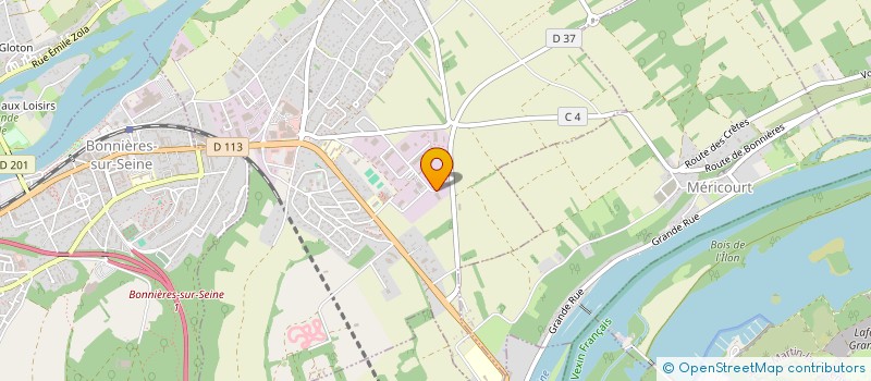 localisation de l'entreprise LA BOITE  FRENEUSE