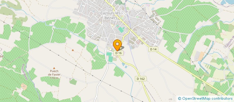 localisation de l'entreprise LA BOITE A AFFAIRES à CAZOULS-LES-BEZIERS