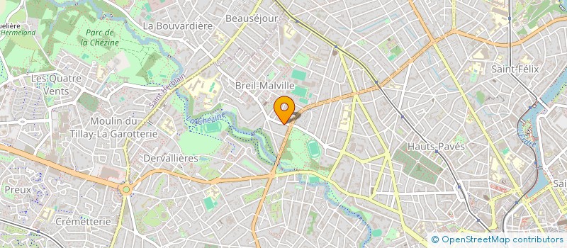 localisation de l'entreprise LA BOITE A B  NANTES