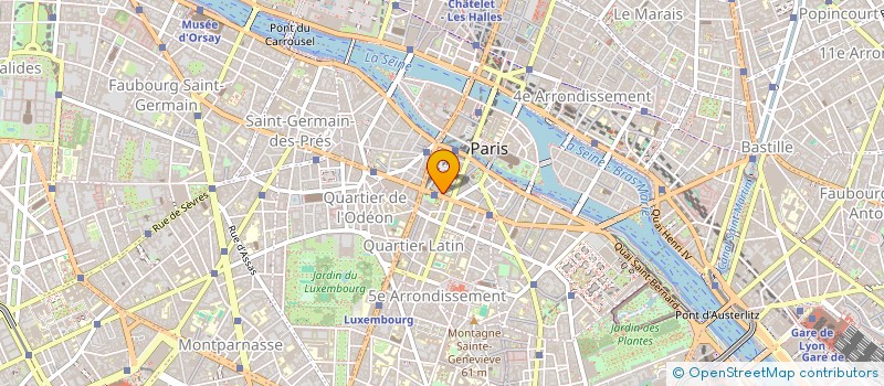 localisation de l'entreprise LA BOITE A BAC  PARIS