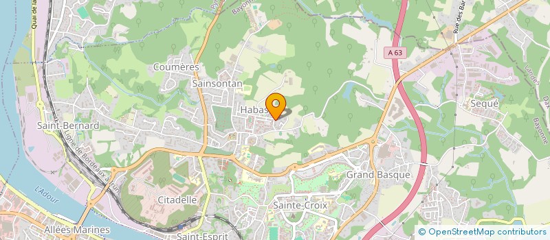 localisation de l'entreprise LA BOITE A BEAUTE à BAYONNE