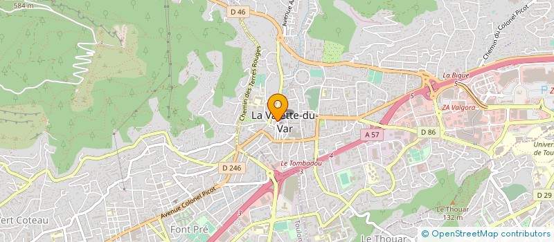 localisation de l'entreprise LA BOITE A BIO à LA VALETTE-DU-VAR
