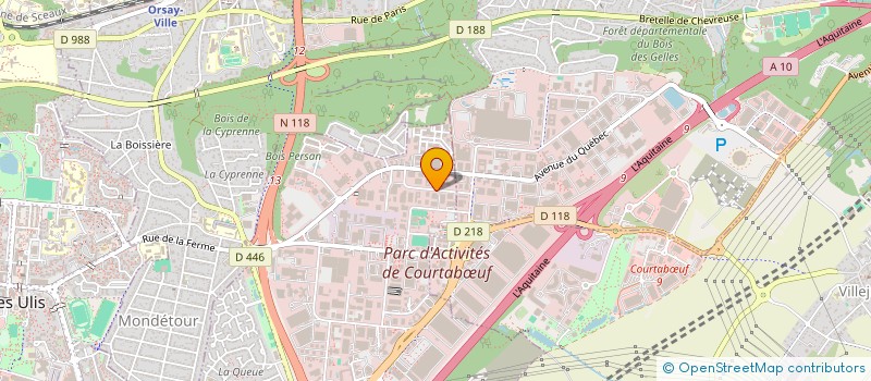 localisation de l'entreprise LA BOITE A BOIS à LES ULIS