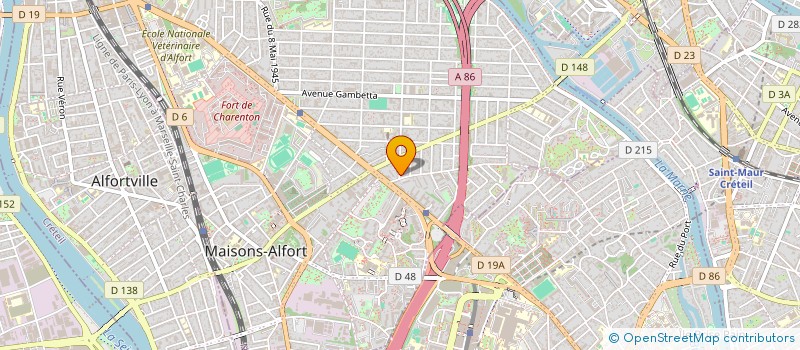 localisation de l'entreprise LA BOITE A BRUMES  MAISONS-ALFORT