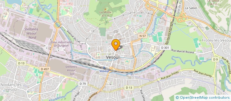 localisation de l'entreprise LA BOITE A BULLES  VESOUL