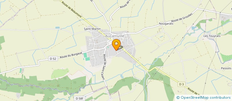 localisation de l'entreprise LA BOITE A CAURIS à AUCAMVILLE