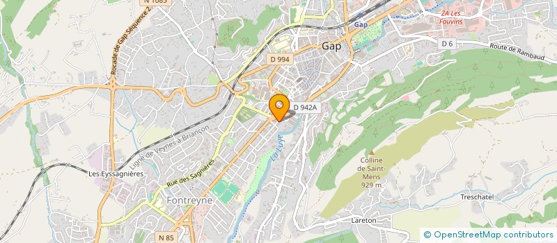 localisation de l'entreprise LA BOITE A CHANSONS  GAP