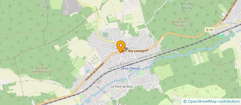 localisation de l'entreprise LA BOITE A CHOUX  SAINT-CHERON