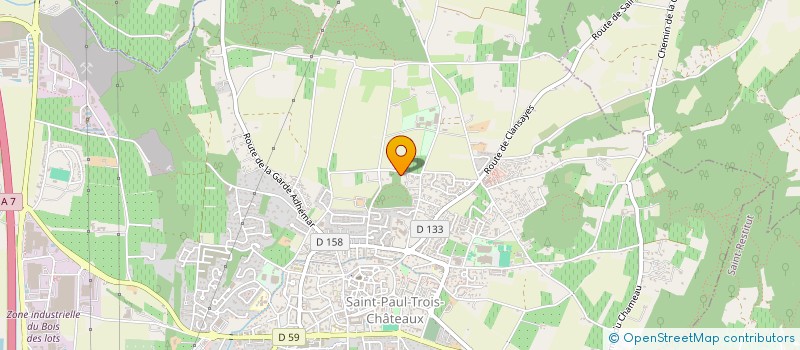 localisation de l'entreprise LA BOITE A COM'  SAINT-PAUL-TROIS-CHATEAUX