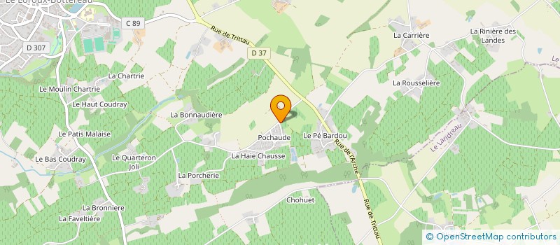 localisation de l'entreprise LA BOITE A COM  LE LOROUX-BOTTEREAU