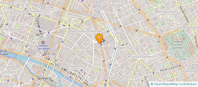 localisation de l'entreprise LA BOITE A CONSEIL  PARIS
