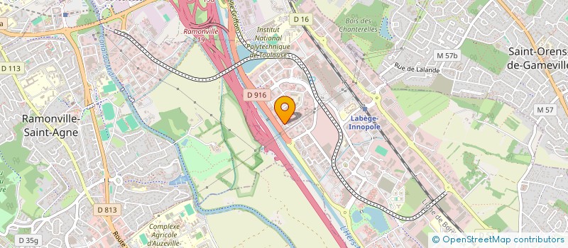 localisation de l'entreprise LA BOITE A CONTACTS à LABEGE