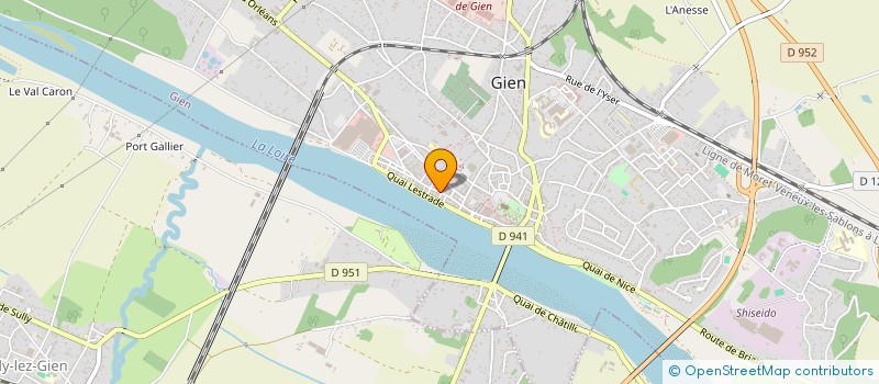localisation de l'entreprise LA BOITE A COUDRE à GIEN