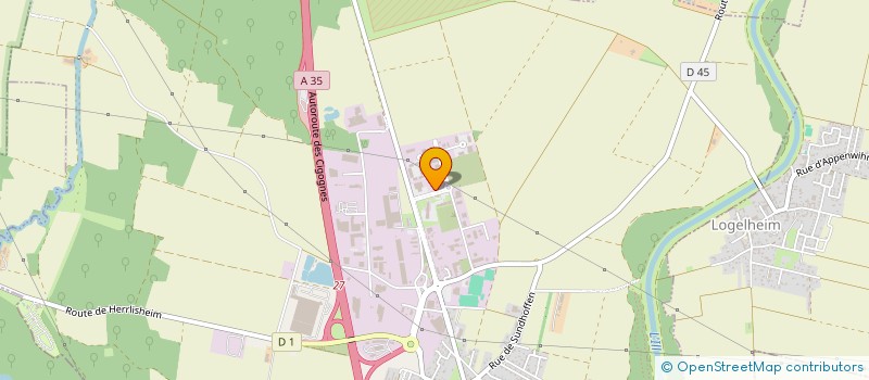 localisation de l'entreprise LA BOITE A CRAYONS  SAINTE-CROIX-EN-PLAINE