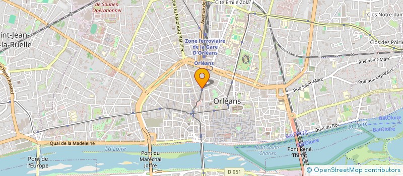 localisation de l'entreprise LA BOITE A CREDITS à ORLEANS